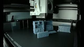 Time Lapse of Printing Fancy Bookshelves on the Bambu Labs X1C.   .2mm tests. 5 Hour Print 7/30/23