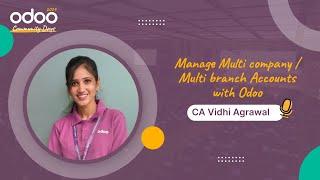 Manage Multi-company/Multi-branch Accounts with Odoo | CA Vidhi Agrawal