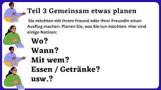 Etwas gemeinsam planen | A2/B1 DTZ GAST Prüfung