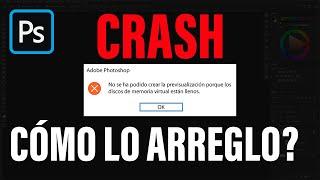 Cómo arreglar el problema de memoria virtual llena en photoshop y poder seguir trabajando 