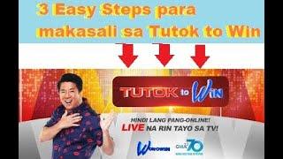 Paano sumali sa Tutok to Win ni Kuya Wil? | 3 Easy Steps to join and Win