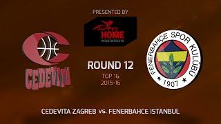 Highlights: Cedevita Zagreb-Fenerbahce Istanbul