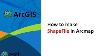 How to make shapefile in arcgis, creating a shapefile in arcmap, arcgis tutorial for beginners