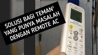 Tutorial masukin kode remot ac universal