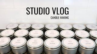 Candle Studio Vlog #1 | ASMR Relaxing Candle Making