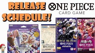 The Complete One Piece TCG Release Schedule - Full Buyer's Guide! BIG Update! (One Piece TCG News)