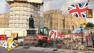 Evening Walk in Windsor, England (UK)  | What Happened to the Windsor Castle? [4K UHD]