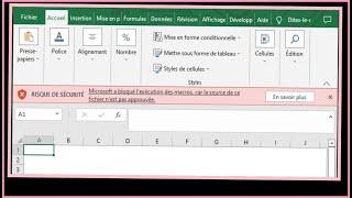 Excel Macros bloqués, comment faire ???