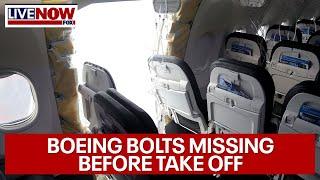 Boeing 737 max incident: NTSB report reveals bolts missing before flight took off | LiveNOW from FOX