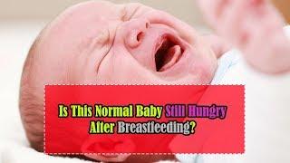 My Baby is Hungrier Than Usual | Is This Normal Baby Still Hungry After Breastfeeding?