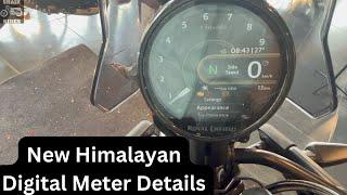 Royal Enfield Himalayan Digital Meter and Instrument Cluster Details | First Fully Digital Meter