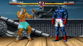 SUPREME SAGAT vs EVIL SAGAT - The most insane fight ever made!