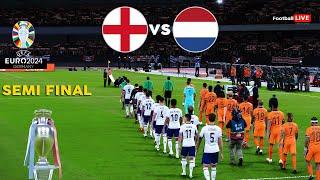 England vs Netherlands - Semi Final UEFA Euro 2024 | Full Match All Goals | Realistic PES Gameplay