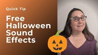 Quick Tip: Free Halloween Sound Effects in the YouTube Audio Library