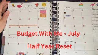 July Budget With Me | 2024 Half Year Reset | Savings Goals #savingmoney #budgeting #cashenvelopes