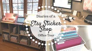 Office Tour | Etsy Sticker Shop | Diaries of an Etsy Sticker Shop Owner |