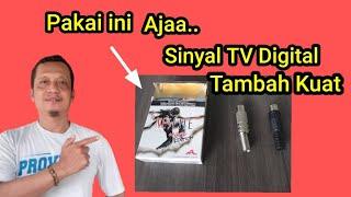 Pasang Jack Antena TV Digital dan STB Biar Gambar Tidak Patah2