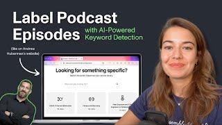 How to Index Podcasts with Keywords like on Huberman's Website