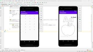 How to develop android app for learning of alphabets with music