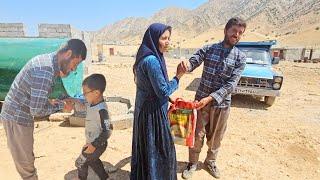 Atabek, Sakineh's brother: his help to Sakina's family and Zainab's illness