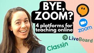 Zoom alternatives for online teachers | 4 platforms for #onlineclasses #teacher