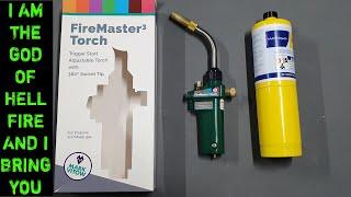 FireMaster 3 Blow Torch For Mapp Gas And Propane