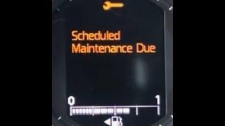 Mazda 6 GJ Komunikat Scheduled Maintenance Due