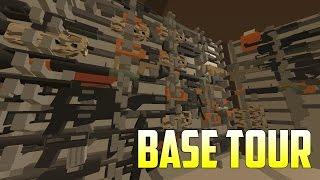 Huge Solo Player Base Tour  | Unturned PVP |