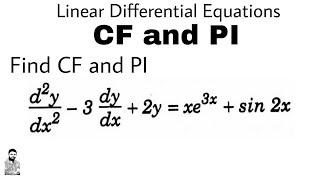 10. CF & PI | Problem#1 | DIFFERENTIAL EQUATIONS OF HIGHER ORDER