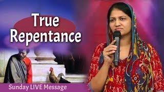What Is True Repentance?  | Are You Regret Your Daily Needs? | Sis Blessie Wesly English Message