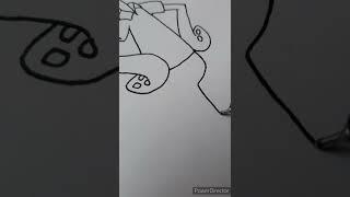 #shorts How To Draw Squidward Tentacles From Spongebob | Squidward Drawing