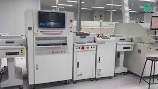 Panasonic SMT Pick and Place Machine with Goldland PCB Transfer System for Efficient SMT Production