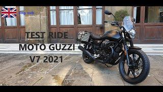 Recensione e test ride Moto Guzzi V7 2021 (ENG SUB)
