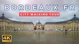  Historic BORDEAUX France City Center Walk | 4K Ambient Walking Tour  Binaural Audio