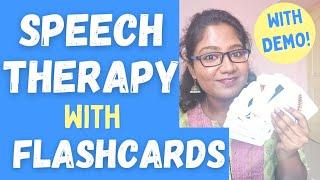 3 Flashcards Activities for Speech Therapy - How to use | Technique Demo (at end of video) | Prianka