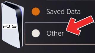 PS5 How to DELETE "Others" in Storage!