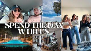 Vlog: Newport Beach + Jeans Try On Haul + Holiday Outfits Spend the Day with Us