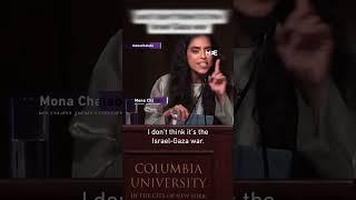 British journalist corrects framing of Israeli war at Columbia University