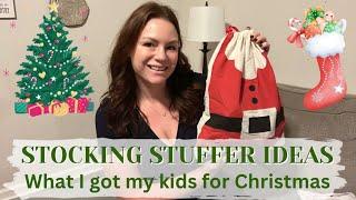 STOCKING STUFFER IDEAS | What I got my Kids for Christmas!!