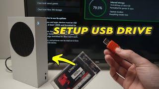 How to Setup External Storage USB Drive on Xbox Series X/S