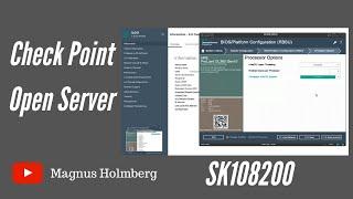 Check Point - Open server HP DL360 G10 - sk108200