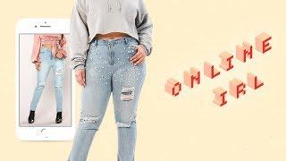 This Is What Fashion Nova Curve Jeans Look Like In Real Life | Online IRL | ELLE
