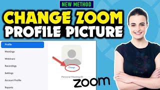 How to change zoom profile picture 2024
