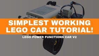 How to build a Lego Power Functions Car | Lego power functions car v2 tutorial