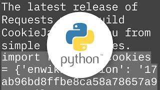 How to send cookies in a post request with the Python Requests library?