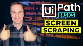 UiPath Basics #11 - Screen Scraping with Get Text
