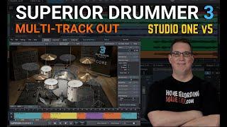 Toontrack SD 3 Multi-Track Out In Studio One