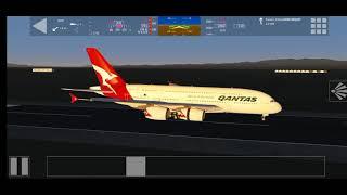 Landung Qantas A380 in Aerofly FS 2021