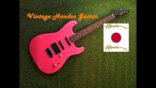Hondo 80s Vintage Guitar #Vintageguitars #Hondo #Japanguitar