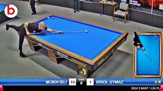 BİROL UYMAZ vs MÜBİN İSLİ | 2024 TÜRKİYE 3 Cushion Billiards Championship 1.LEAGUE PLAYOFF FİNAL 1/4